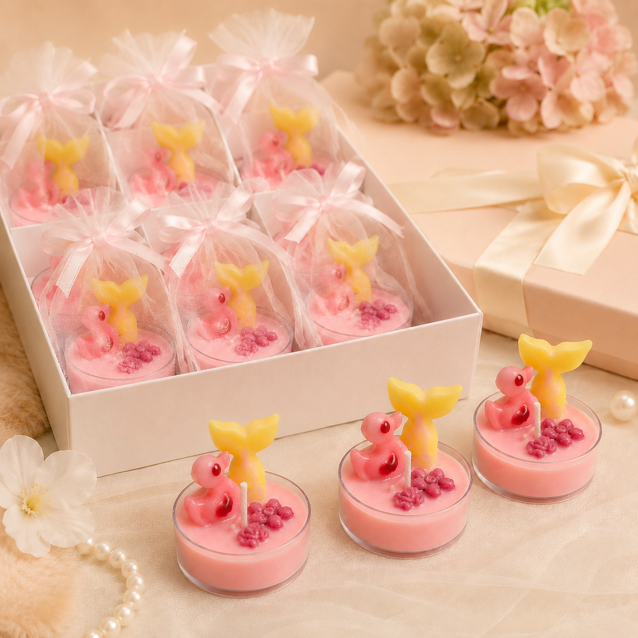Mini Decorative Event Gift Candles – Handmade Party Favors 12 Pack | 2 oz