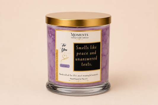 Lavender Coconut Soy Candle – 8 oz