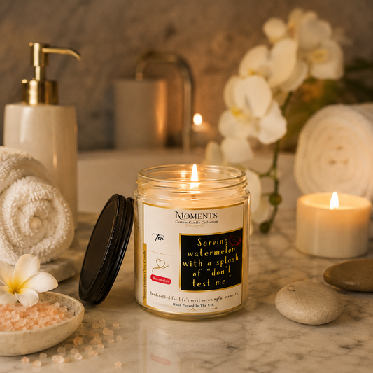 Watermelon Coconut Soy Candle – 8 oz