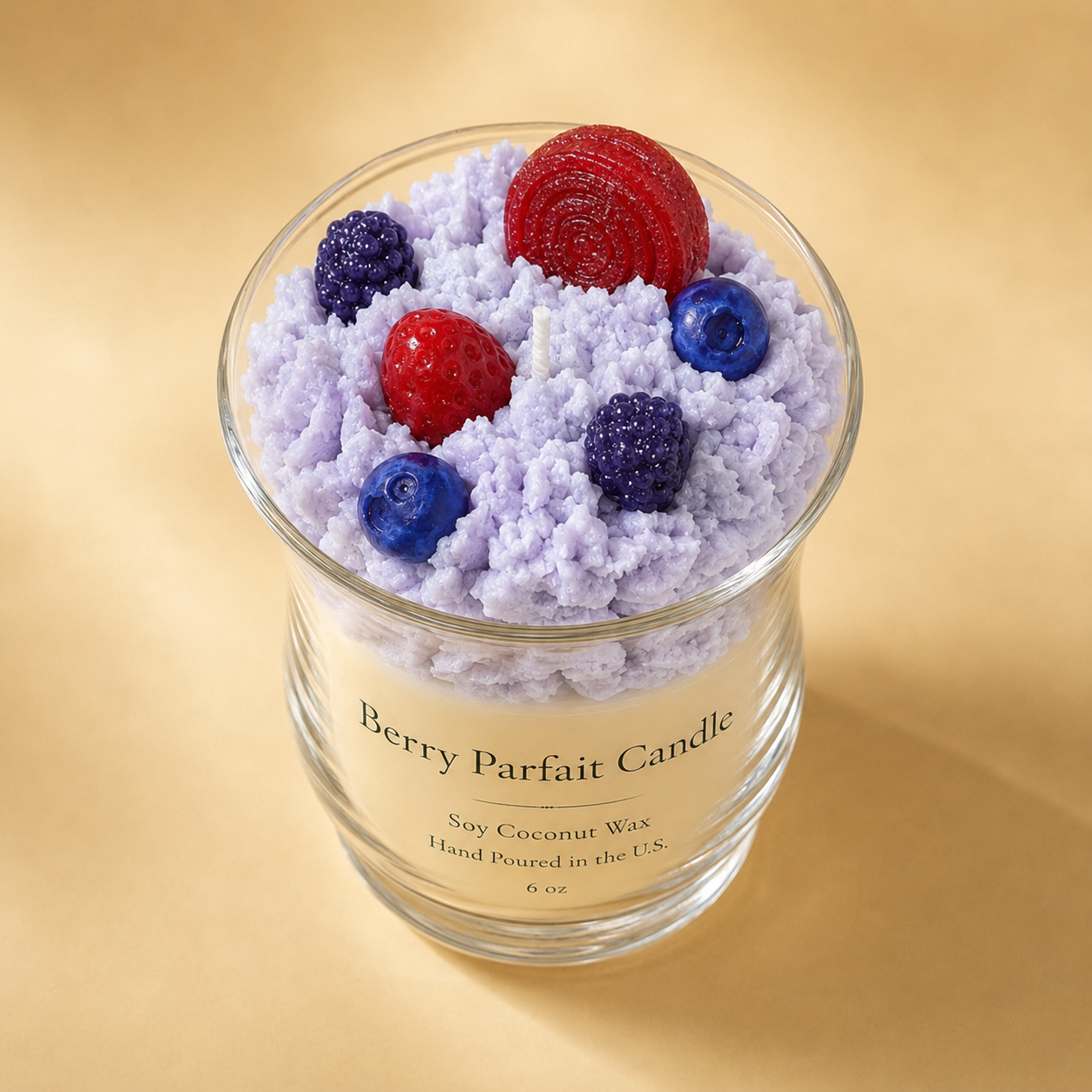 Berry Parfait Luxury Dessert Candle – 6 oz