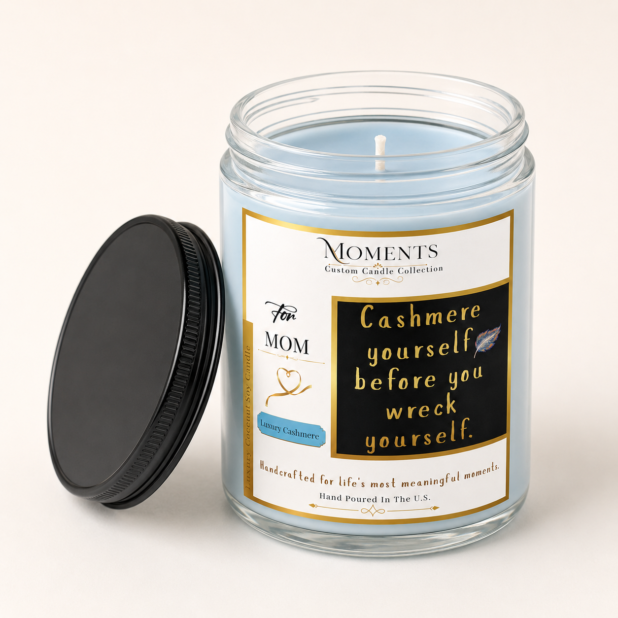 Luxury Cashmere Coconut Soy Candle – 8 oz