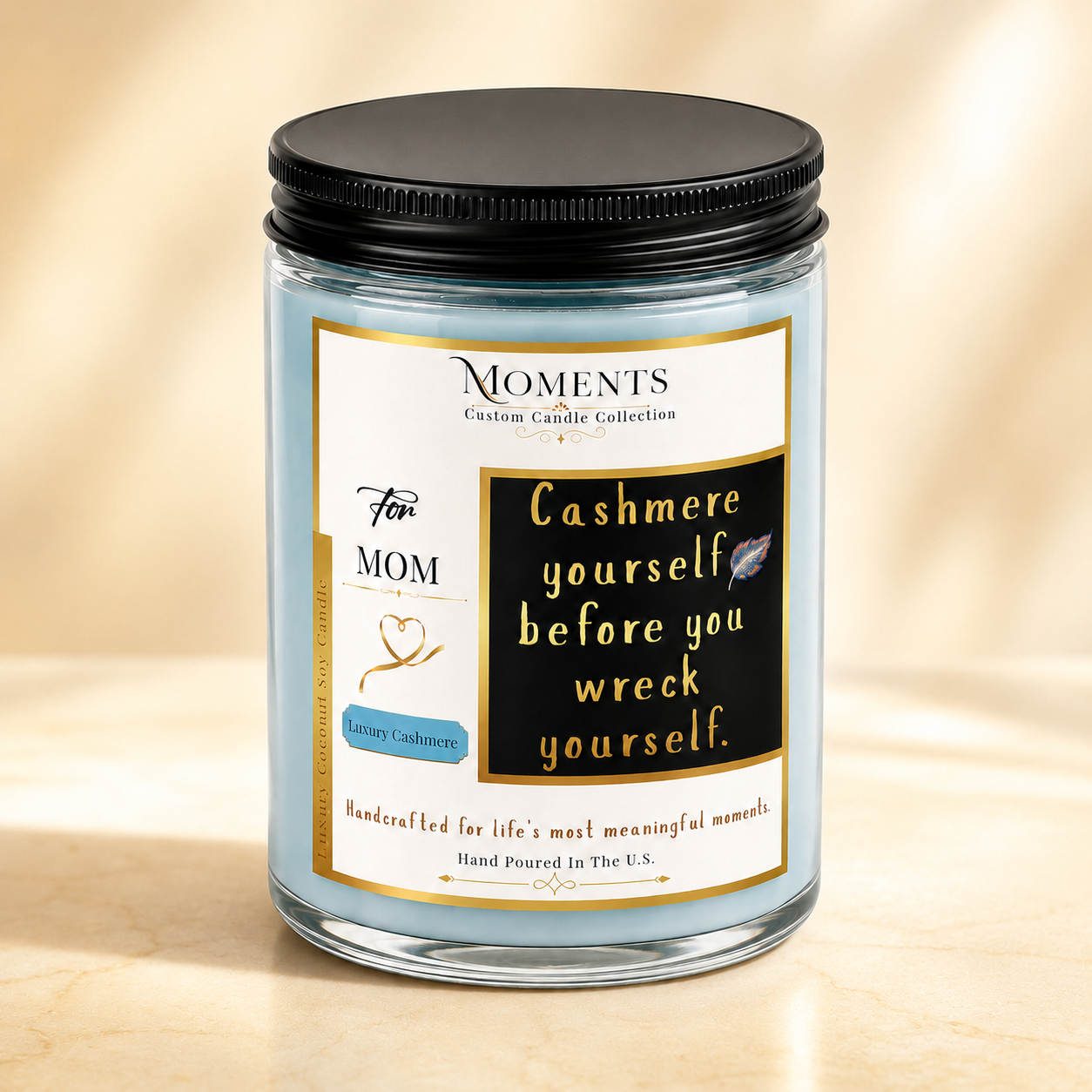 Luxury Cashmere Coconut Soy Candle – 8 oz