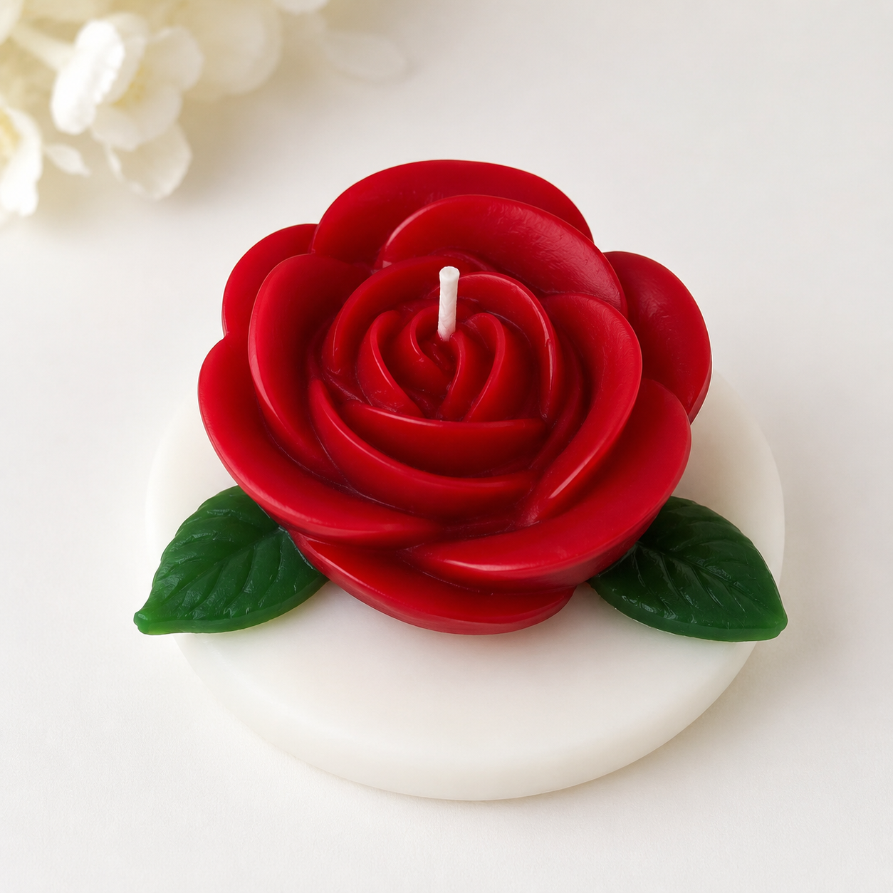 Blooming Rose Candle – Set of 4