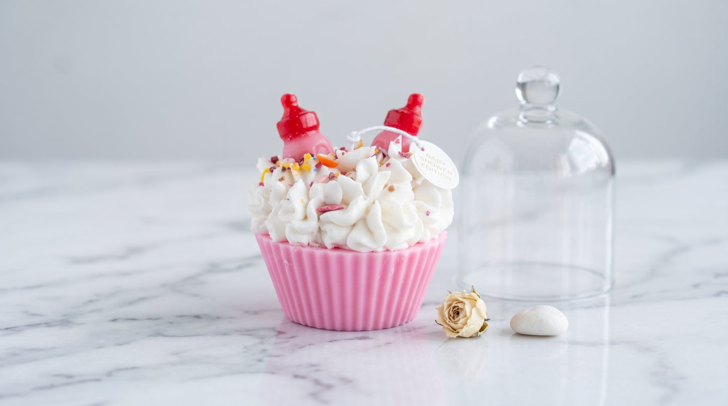 Custom Cupcake Dessert Candles – Set of 4
