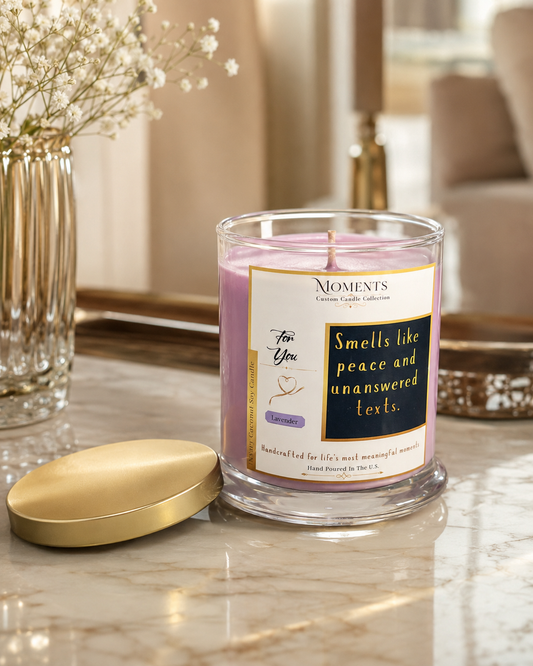 Lavender Coconut Soy Candle – 8 oz