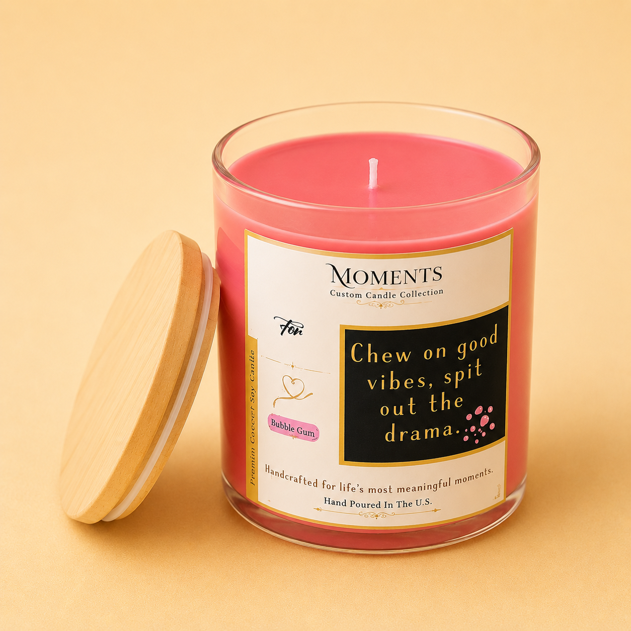 Bubble Gum Moments Candle – 7 oz