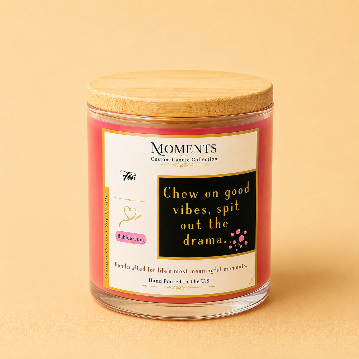 Bubble Gum Moments Candle – 7 oz