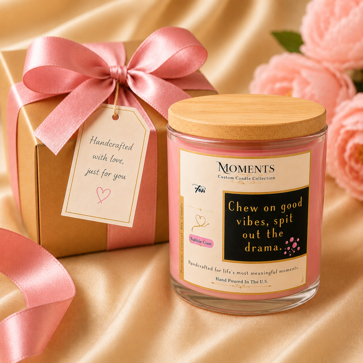 Bubble Gum Moments Candle – 7 oz