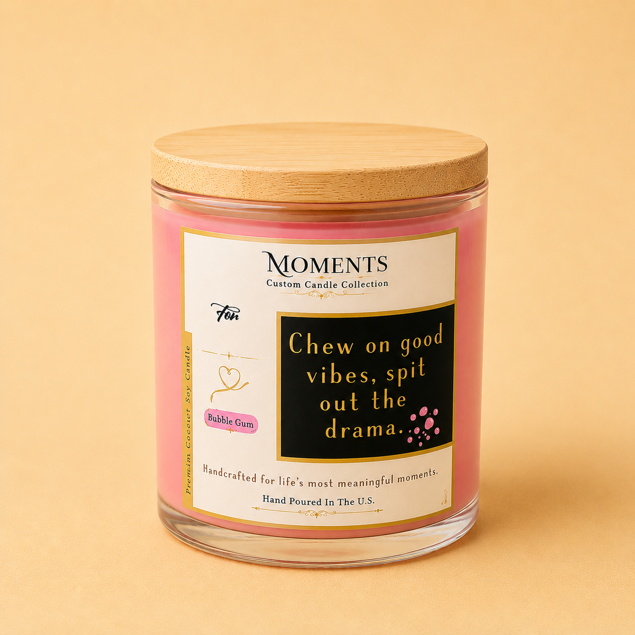 Bubble Gum Moments Candle – 7 oz