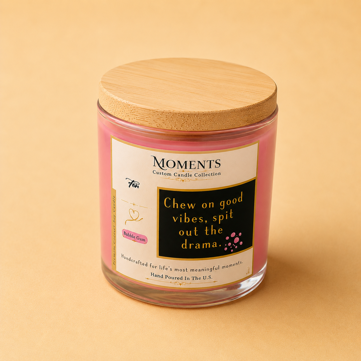 Bubble Gum Moments Candle – 7 oz