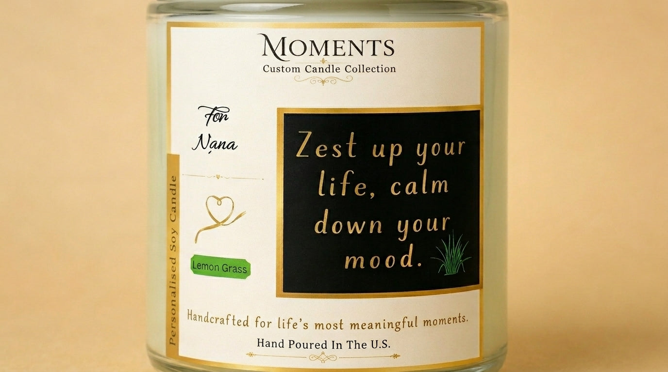 Lemon Grass Coconut Soy Candle – 8 oz