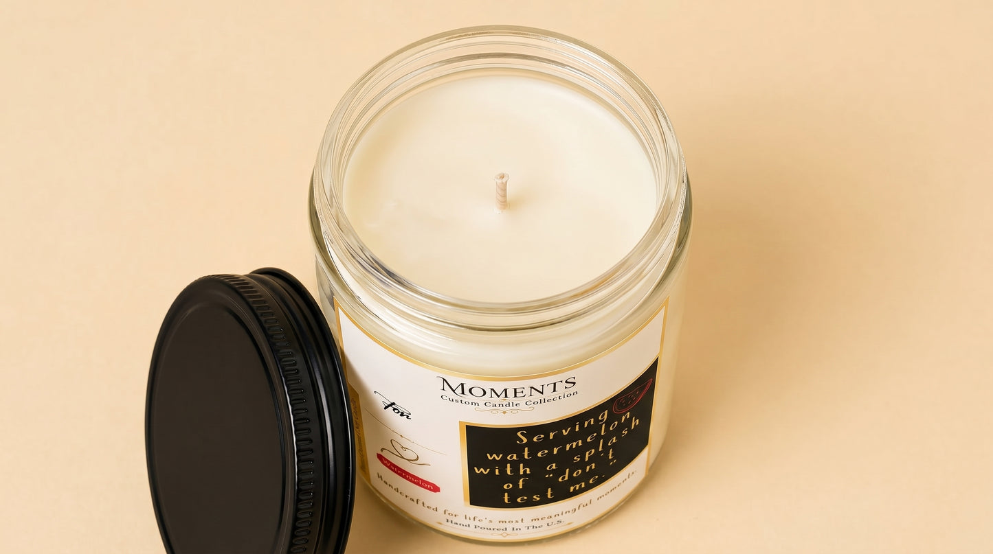 Watermelon Coconut Soy Candle – 8 oz